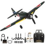 ANTSIR Zero A6M WW2 RC Airplane for Adults 14+ - 4 Channel Remote Control Warbird Fighter with 6-Axis Gyro Aerobatic, Park Flyer Gift
