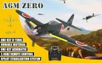 ANTSIR Zero A6M WW2 RC Airplane for Adults 14+ - 4 Channel Remote Control Warbird Fighter with 6-Axis Gyro Aerobatic, Park Flyer Gift