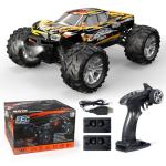 XUERENTECH 1:16 Scale All Terrain RC Car, 36 KPH High Speed 4WD Electric Vehicle with 2.4 GHz Remote Control, 4X4 Waterproof Off-Road Truck with Two Module Batteries