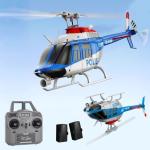 Ssccgym C138Pro 206 Remote Controlled Helicopter for Adults Beginners RC Heli Aileronless 6CH 6-Axis Gyroscope Air Pressure Hold Optical Flow Position Fly Upside Down 3D Rolling RTF 2Batteries