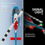 Ssccgym C138Pro 206 Remote Controlled Helicopter for Adults Beginners RC Heli Aileronless 6CH 6-Axis Gyroscope Air Pressure Hold Optical Flow Position Fly Upside Down 3D Rolling RTF 2Batteries