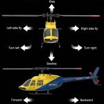 NBJIALIN RC ERA A60 Helicopter - Remote Control Helicopters for Adult, 1/42 Sacle 2.4G 4CH Gyro Stabilized Aircraft with Altitude Hold & Optical Flow,3D Stunt Drone (Yellow)