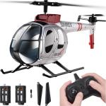 SIMREX RC Helicopter,Remote Control Helicopter Toy for Kids & Beginners, 20 Mins Flight, Altitude Hold, 2 Speeds,2 Batteries, Gift for Kids Boys Girls