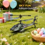 XIKOTEC Military RC Helicopter with Gyro & LED