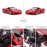 RASTAR RC Car | 1/14 Scale Ferrari LaFerrari Radio Remote Control R/C Toy Car Model Vehicle for Boys Kids, Red