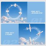 28℃ RC Plane Ranger600 4 Channel Glider Remote Control Airplane 2.4Ghz Ready to Fly RC Airplane Xpilot Stabilization System & One Key Aerobatic for Adults,Kids,Beginners