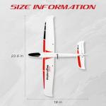 28℃ RC Plane Ranger600 4 Channel Glider Remote Control Airplane 2.4Ghz Ready to Fly RC Airplane Xpilot Stabilization System & One Key Aerobatic for Adults,Kids,Beginners