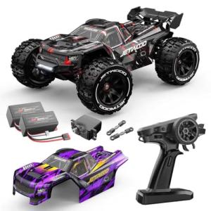 JETWOOD 1/14 50mph Electric Brushless RC Car for Adults, JC14EP V3 All Terrain Super Fast Remote Control Car, Offroad RTR Hobby RC Trucks, Waterproof 3S High Speed, Metal Gear Servo (Upgraded Version)