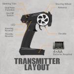 VOLANTEXRC Brushless RC Boats for Adults, 30+MPH Fast Remote Control Boat with Rechargeable Batteries for Lakes, 2.4 GHz High Speed RC Boat for Adults (797-4 Brushless)