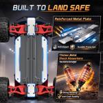 Scientoy 1/16 RC Cars 45 KPH, 4WD All Terrain High Speed Remote Control Car, Offroad RC Truck with 2 Rechargeable Batteries, 60 Mins Runtime, 2.4GHz Fast RC Cars for Adults, Kids and Boys Gifts