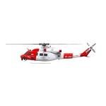 Helidirect Goosky E2 UH-1Y GPS 15+ Minutes Flight - Electric Brushless RC Helicopter 1:35 Scale with Carrying Case for Beginners & Adult (Air Rescue RTF with Carrying Case)