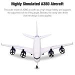 GoolRC A380 RC Airplane, 2.4G 3CH Remote Control Airplane, Easy to Fly RC Plane for Beginner, EPP Foam Fixed Wing Aircraft Glider Model Toys with 2 Batteries for