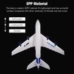 GoolRC A380 RC Airplane, 2.4G 3CH Remote Control Airplane, Easy to Fly RC Plane for Beginner, EPP Foam Fixed Wing Aircraft Glider Model Toys with 2 Batteries for