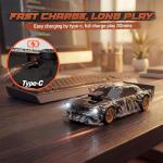 VoleRusher RC [4WD Edition 1/43 Scale Mini RC Drift Car, Toys for Age 8-14 Old Birthday Gifts, High Speed Racing Micro Small with Full Proportional RTR 2.4GHz Remote 2 Tire Sets 8 Cones - Camouflage