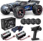 1/14 Scale RC Cars for Adults, 60+ KM/H High Speed RC Truggy, 4X4 Off-Road Remote Control Truck, Waterproof Electric Car with 2S Battery, All Terrain RC Vehicle for Snow, Sand, Beach & Rocky Surfaces
