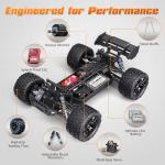HAIBOXING 1:18 Scale RC Car, All Terrain Remote Control Truck 4WD 36KM/H High Speed Hobby Grade Electric RC Car for Adults and Kids with Two Batteries, Waterproof Off-Road RC Buggy RC Vehicle