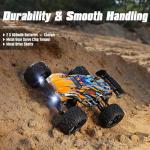 HAIBOXING 1:18 Scale RC Car, All Terrain Remote Control Truck 4WD 36KM/H High Speed Hobby Grade Electric RC Car for Adults and Kids with Two Batteries, Waterproof Off-Road RC Buggy RC Vehicle