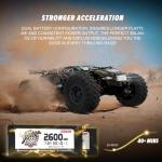 Hosim 1:10 Brushless RC Cars for Adults, 68+KMH Remote Control Car Fast, 4WD All Terrain Rc Trucks Off Road Waterproof Hobby Grade Large Racing Buggy Toy Gift Monster Trucks-Upgradeable to 3S Battery