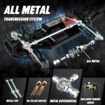 Hosim 1:10 Brushless RC Cars for Adults, 68+KMH Remote Control Car Fast, 4WD All Terrain Rc Trucks Off Road Waterproof Hobby Grade Large Racing Buggy Toy Gift Monster Trucks-Upgradeable to 3S Battery