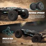 Hosim 1:10 Brushless RC Cars for Adults, 68+KMH Remote Control Car Fast, 4WD All Terrain Rc Trucks Off Road Waterproof Hobby Grade Large Racing Buggy Toy Gift Monster Trucks-Upgradeable to 3S Battery