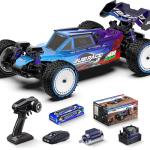 JIUSI 1:12 Brushless RC Cars,Fast 50 mph Hobby Electric Off-Road Buggy,4WD Racing RC Truck with 3S Batteries,25W Fast Charging,RTR 4X4 Remote Control Cars