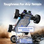 JIUSI 1:12 Brushless RC Cars,Fast 50 mph Hobby Electric Off-Road Buggy,4WD Racing RC Truck with 3S Batteries,25W Fast Charging,RTR 4X4 Remote Control Cars