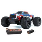 ARRMA RC Truck 1/18 Granite GROM MEGA 380 Brushed 4X4 Monster Truck RTR with Battery & Charger, Blue, ARA2102T1