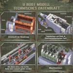 Miabrixbrix Military Submarine Model Building Kit for Adults, WW2 U-Boat Sets with 6172 Pcs, RC Submarine Toy, Army Battleship Building Block Sets, Collectible Home Decor