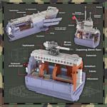 Miabrixbrix Military Submarine Model Building Kit for Adults, WW2 U-Boat Sets with 6172 Pcs, RC Submarine Toy, Army Battleship Building Block Sets, Collectible Home Decor