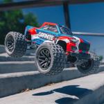 ARRMA RC Truck 1/18 Granite GROM MEGA 380 Brushed 4X4 Monster Truck RTR with Battery & Charger, Blue, ARA2102T1