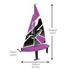PLAYSTEM Voyager 550 2.4G RC Racing Sailboat (RTR Pre-Printed)- 30" Tall