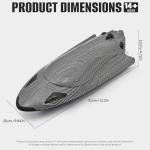 Aka Supaku Rc Boat,12 inch Big Remote Control Boats with LED Light,40 KPH Fast RC Speed Boats with 2000mAh Battery Ideal Waterproof Toy Boats for Lakes & Pools & Salt Water Summer Toys for Adults