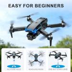 Drone with Camera for Adults Mini RC Drone for Beginners Beginners One-Key Take Off/Landing Headless Mode, 3 Speeds, 360° Flip