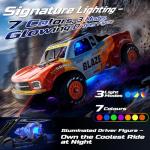 DEERC 1205 1/14 Brushless RC Car for Adults,Max 43 mph,High Speed Electric 4x4 Off-Road RC Truck, Waterproof Monster Truggy, All Terrain Fast Remote Control Drift Car for Boys 8-12, 3S Lipo Compatible
