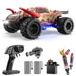DEERC 9311E 1/18 All Terrain Fast RC Cars for Adults 40KPH,4WD Electric Off-Road Remote Control Monster Truck,2.4Ghz High Speed Car,Waterproof Monster Truck with 2 Batteries for Boys & Kids