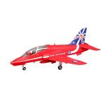 Fms Bae Hawk Red Arrow 80mm Ducted Fan EDF Red Racing High Speed RC Airplane Jet 6S PNP (No Radio, Battery, Charger)