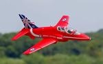 Fms Bae Hawk Red Arrow 80mm Ducted Fan EDF Red Racing High Speed RC Airplane Jet 6S PNP (No Radio, Battery, Charger)