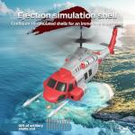 OBEST RC Helicopter LM19-E Black Hawk 3.5 Channel 2.4G - One-Key Takeoff/Landing, Emergency Stop, Altitude Hold & 3-Speed, 60M Range(Red & White)