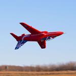 Fms Bae Hawk Red Arrow 80mm Ducted Fan EDF Red Racing High Speed RC Airplane Jet 6S PNP (No Radio, Battery, Charger)