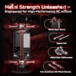 DEERC 9311E 1/18 All Terrain Fast RC Cars for Adults 40KPH,4WD Electric Off-Road Remote Control Monster Truck,2.4Ghz High Speed Car,Waterproof Monster Truck with 2 Batteries for Boys & Kids