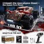 DEERC 9311E 1/18 All Terrain Fast RC Cars for Adults 40KPH,4WD Electric Off-Road Remote Control Monster Truck,2.4Ghz High Speed Car,Waterproof Monster Truck with 2 Batteries for Boys & Kids