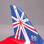 Fms Bae Hawk Red Arrow 80mm Ducted Fan EDF Red Racing High Speed RC Airplane Jet 6S PNP (No Radio, Battery, Charger)