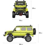 Remote Control RC Compatible for G-Wagon Mercedes G500 1/12 Crawler Off Road Truck RTR RC w/Lights 4WD MN86 White