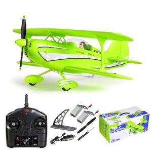 Park10 Toys RC Plane 4CH A310 Biplane RC Airplane for Adults Beginners 3D/6G 1504 Brushless Motor Remote Control Plane EPP Foam 2.4G Fixed-Wing Model Plane with 2 Batteries