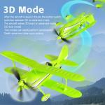 Park10 Toys RC Plane 4CH A310 Biplane RC Airplane for Adults Beginners 3D/6G 1504 Brushless Motor Remote Control Plane EPP Foam 2.4G Fixed-Wing Model Plane with 2 Batteries