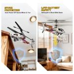 XIKOTEC RC Helicopter, Remote Control Helicopter Toy for Kids, Beginners and Adults with Altitude Hold, Gyro & LED Light, 2 Batteries & USB-C Charging, Gift for Boys Ages 8-12(Silvery)