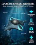 App Controlled Rc Underwater Drone with Camera Remote Control Boat for Pools Lakes Real-Time Image Under Water Aqua Submarine Fishing Drones Focusing on Correction Wireless Gift for Adults Kids(3PCS)