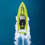 Ssccgym UDI021 Brushless Hobby Remote Control Speed Boat 2.4G 35-40km/h RC Racing Watercraft Submarine with LED ights for Adults 14y+ Favor 2Batteries