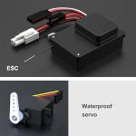 Ssccgym UDI021 Brushless Hobby Remote Control Speed Boat 2.4G 35-40km/h RC Racing Watercraft Submarine with LED ights for Adults 14y+ Favor 2Batteries