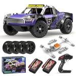 X-TMAGA Remote Control RC Cars 1:16 Monster Truck Toys Cars for Adult & Boys, 4WD Off-Road, Metal Transmission Parts, High Speed Fast 40+ KPH, 4X4 Waterproof with 2 Rechargeable Batteries (HS16-83)